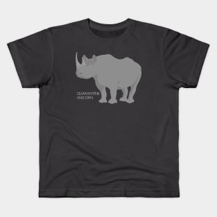 Quarantine Unicorn Kids T-Shirt